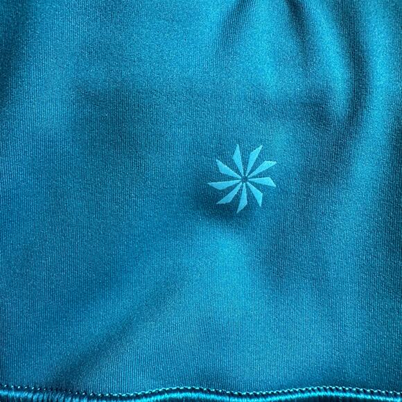 Athleta | Size S Dark Teal Contender 9" Compression Biker Shorts Running Biking - Picture 7 of 12